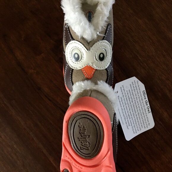 Zooligans Girls 2227OLBN Brown Clog Shoe Size 5 - Picture 3 of 4